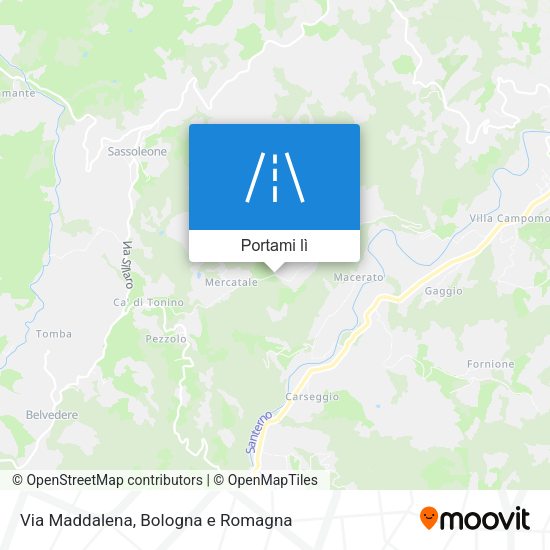 Mappa Via Maddalena
