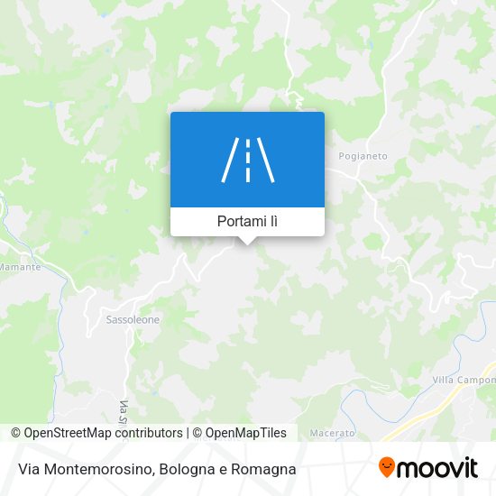 Mappa Via Montemorosino