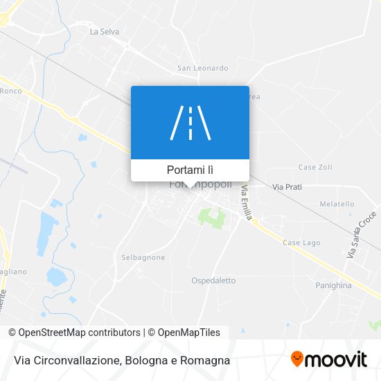 Mappa Via Circonvallazione