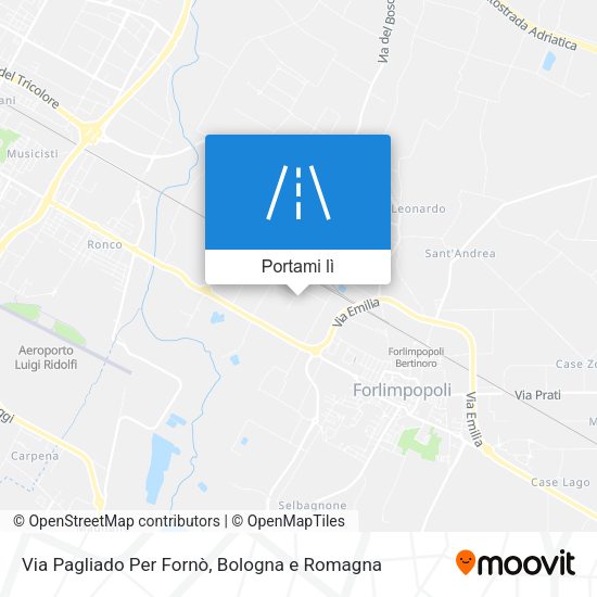 Mappa Via Pagliado Per Fornò