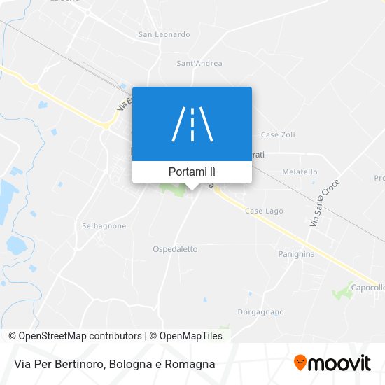 Mappa Via Per Bertinoro