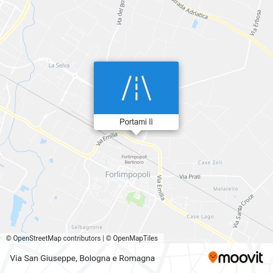 Mappa Via San Giuseppe