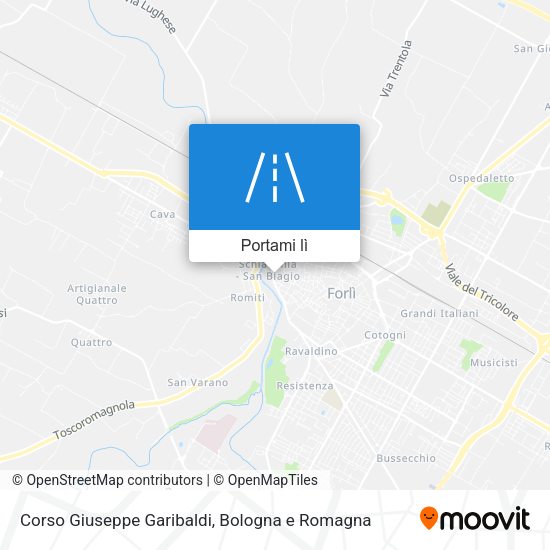 Mappa Corso Giuseppe Garibaldi