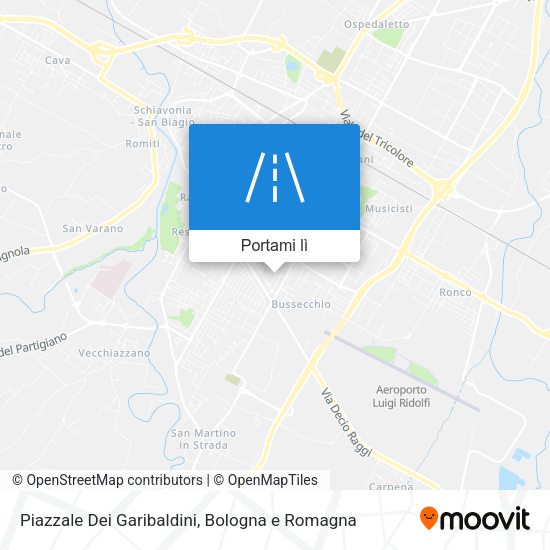 Mappa Piazzale Dei Garibaldini
