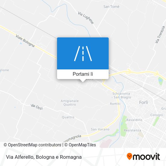 Mappa Via Alferello