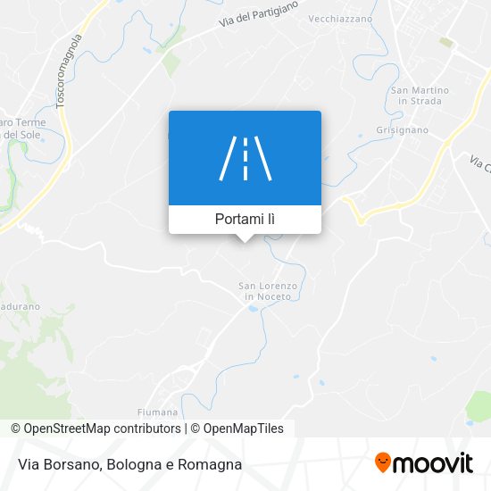 Mappa Via Borsano