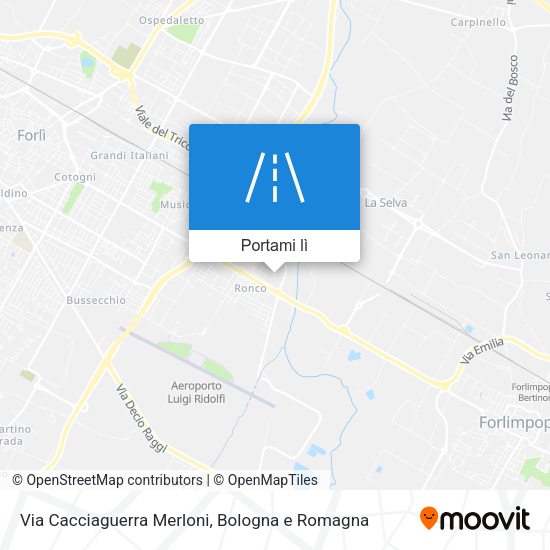 Mappa Via Cacciaguerra Merloni