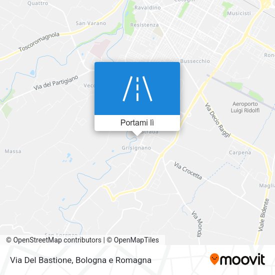 Mappa Via Del Bastione