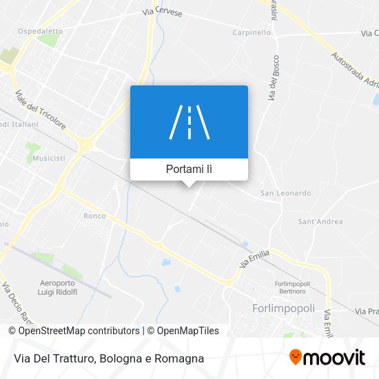 Mappa Via Del Tratturo