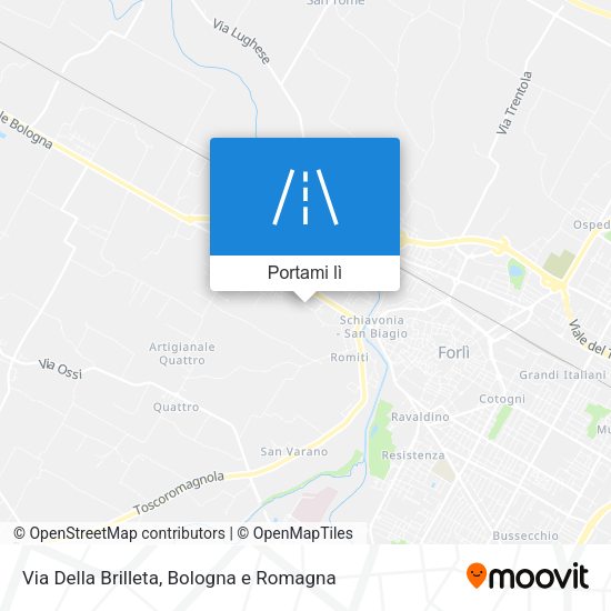 Mappa Via Della Brilleta