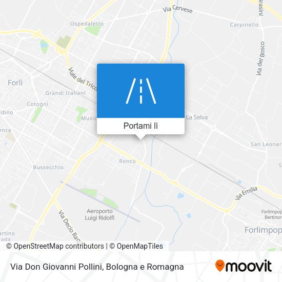Mappa Via Don Giovanni Pollini