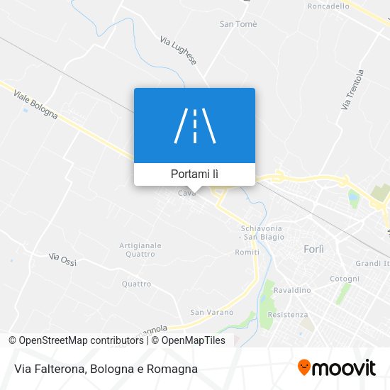 Mappa Via Falterona