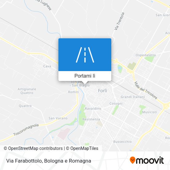 Mappa Via Farabottolo