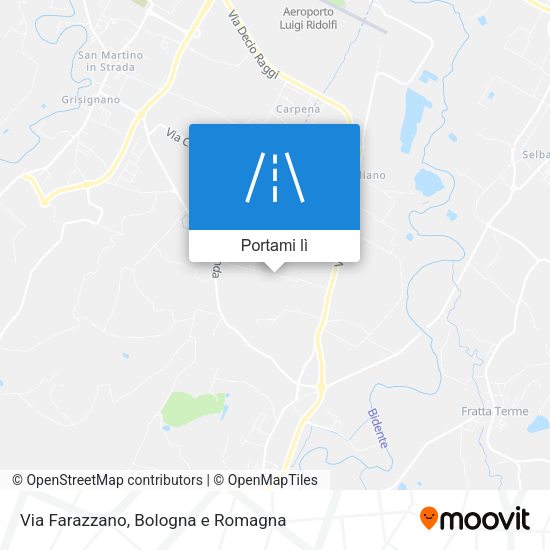 Mappa Via Farazzano