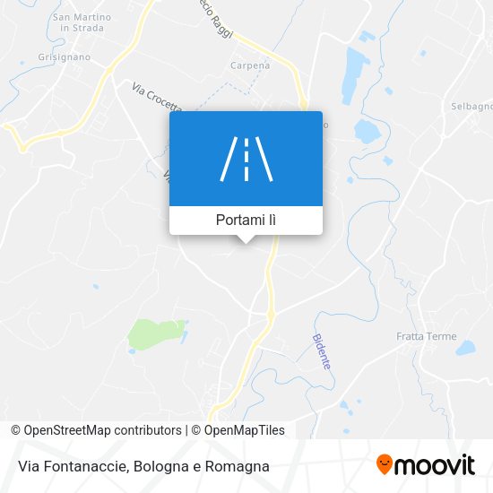 Mappa Via Fontanaccie