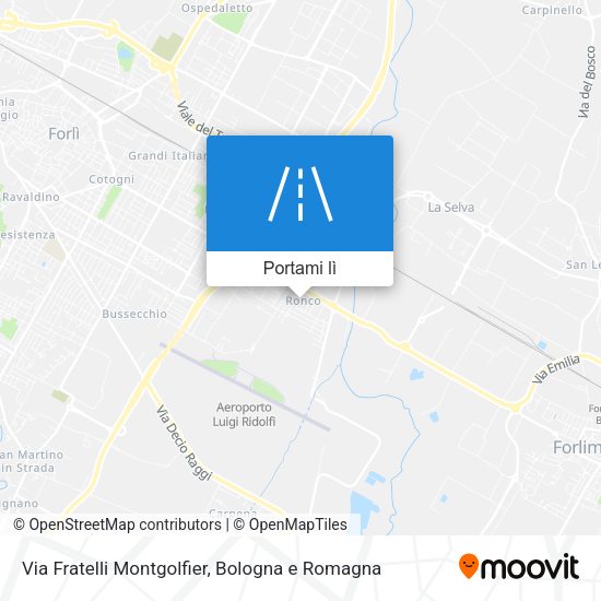 Mappa Via Fratelli Montgolfier