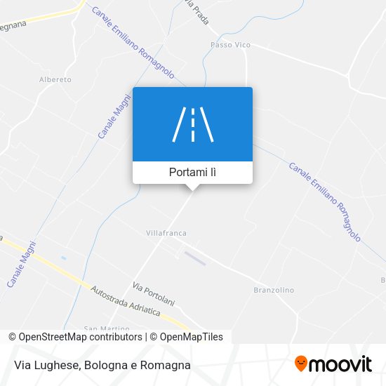 Mappa Via Lughese