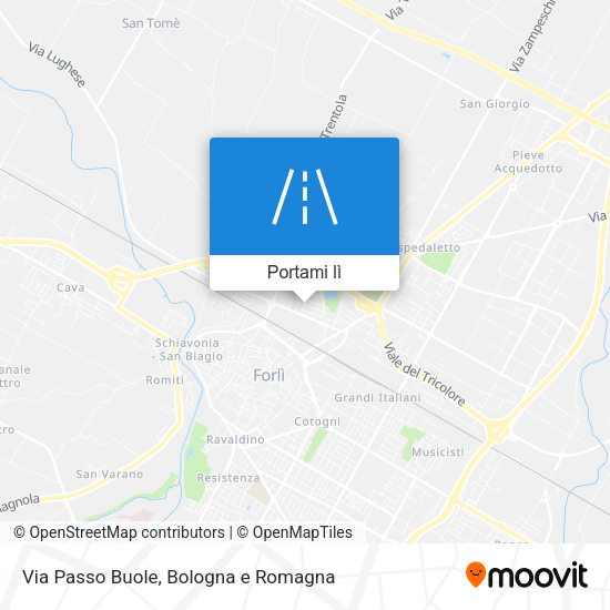 Mappa Via Passo Buole