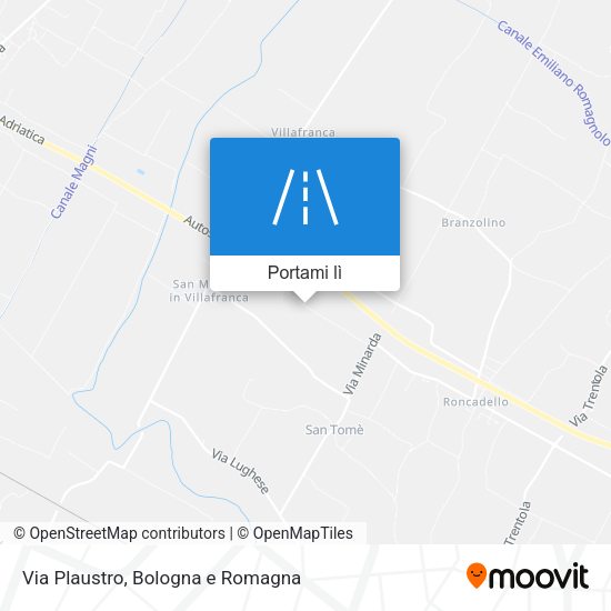 Mappa Via Plaustro
