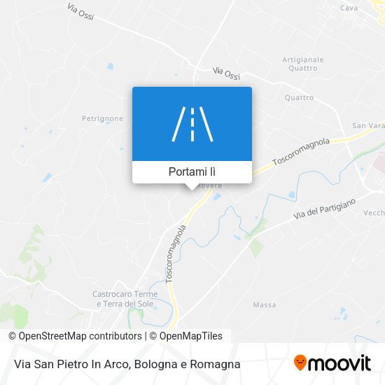 Mappa Via San Pietro In Arco