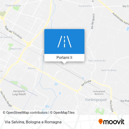 Mappa Via Selvina