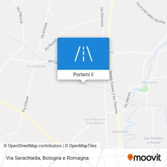 Mappa Via Serachieda
