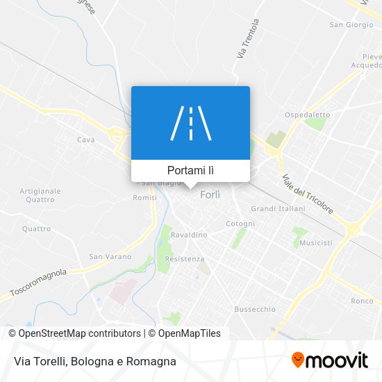 Mappa Via Torelli