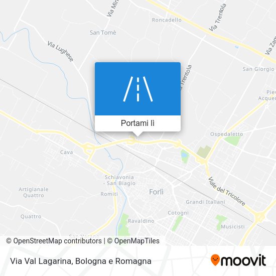 Mappa Via Val Lagarina