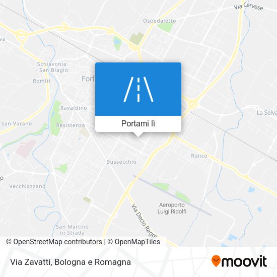 Mappa Via Zavatti