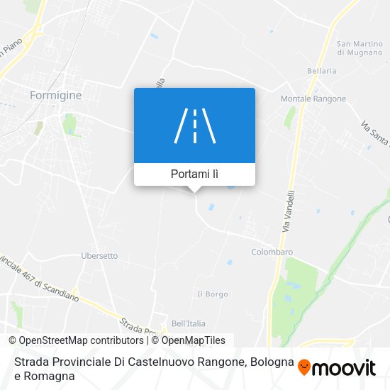 Mappa Strada Provinciale Di Castelnuovo Rangone