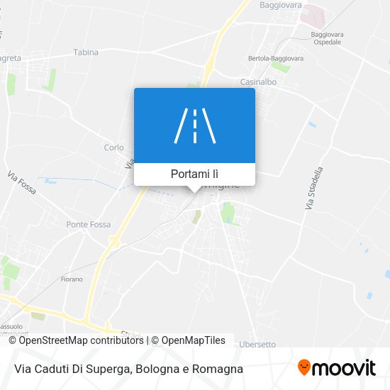 Mappa Via Caduti Di Superga