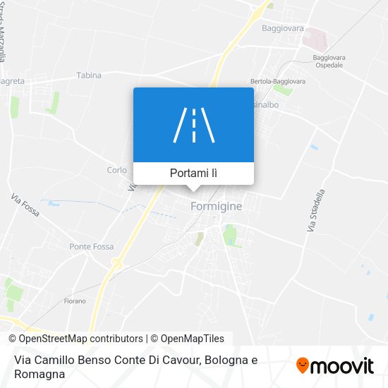 Mappa Via Camillo Benso Conte Di Cavour