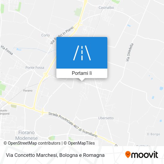 Mappa Via Concetto Marchesi