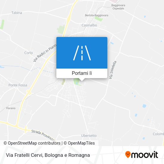 Mappa Via Fratelli Cervi