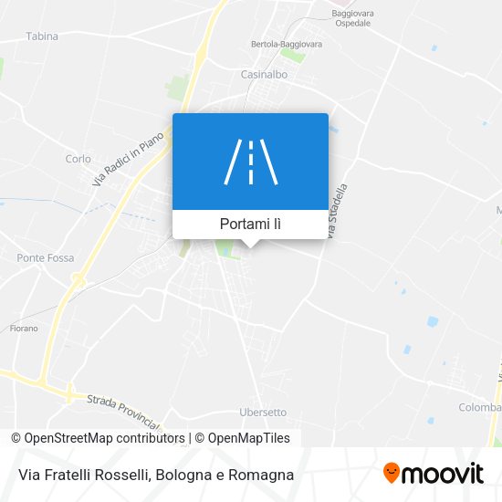 Mappa Via Fratelli Rosselli