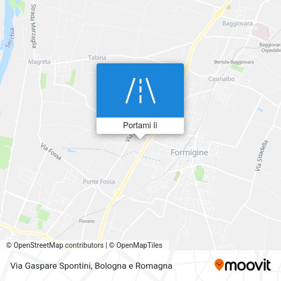 Mappa Via Gaspare Spontini