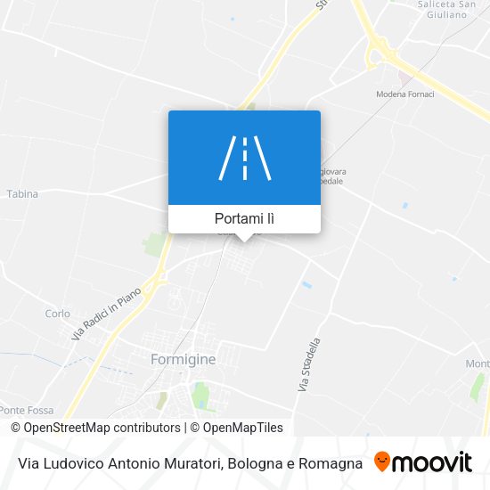 Mappa Via Ludovico Antonio Muratori