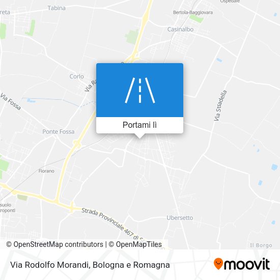 Mappa Via Rodolfo Morandi