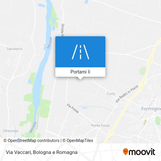 Mappa Via Vaccari