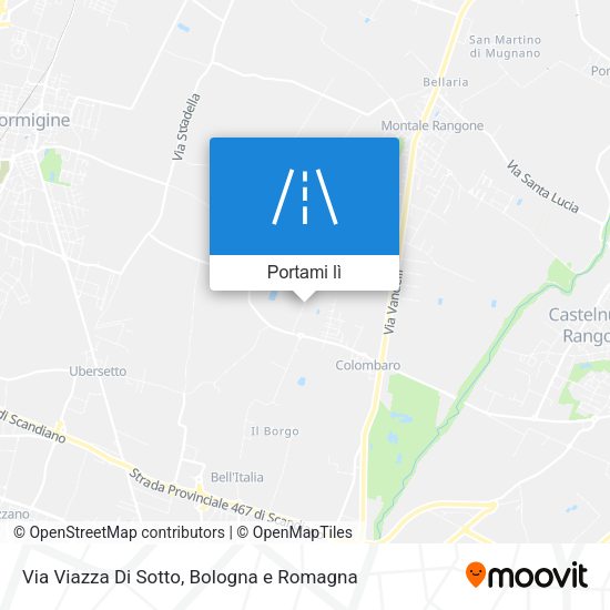 Mappa Via Viazza Di Sotto