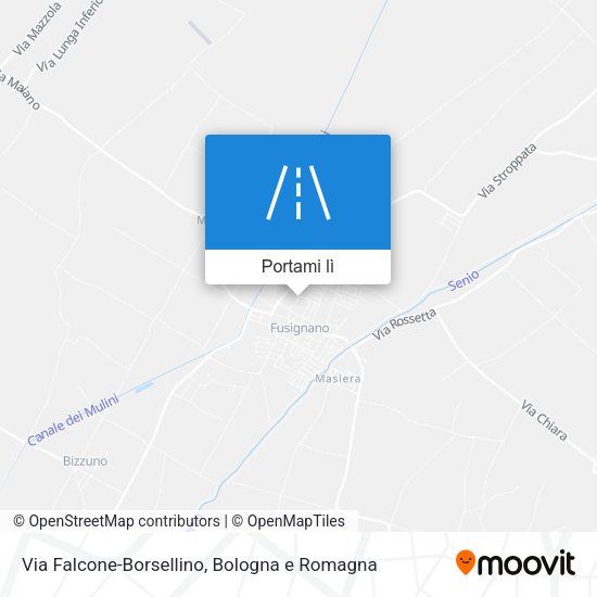 Mappa Via Falcone-Borsellino
