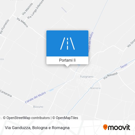 Mappa Via Ganduzza
