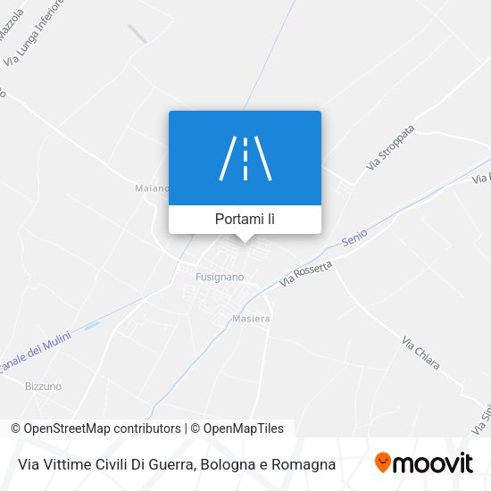 Mappa Via Vittime Civili Di Guerra