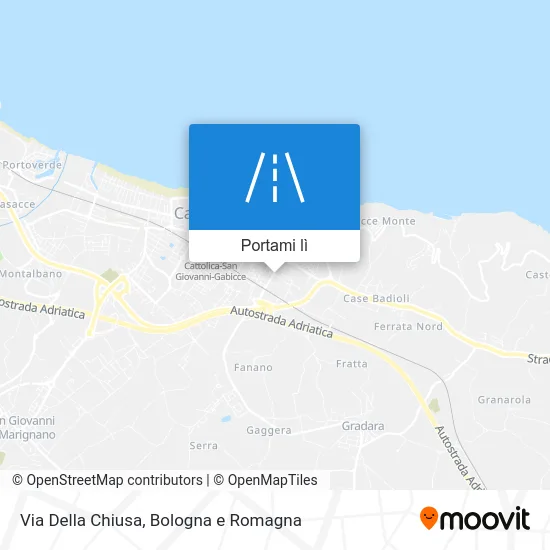 Mappa Via Della Chiusa