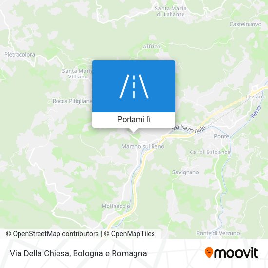 Mappa Via Della Chiesa