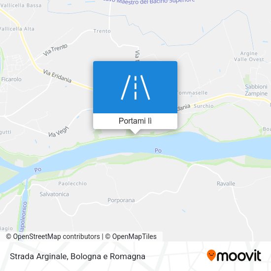 Mappa Strada Arginale