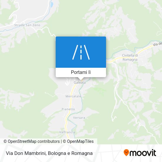 Mappa Via Don Mambrini