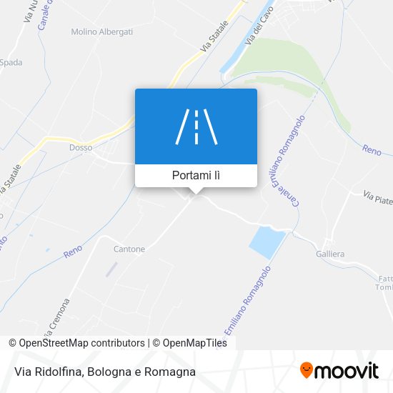 Mappa Via Ridolfina