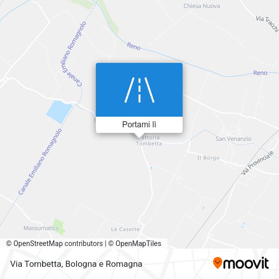 Mappa Via Tombetta