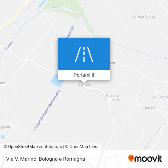 Mappa Via V. Marino